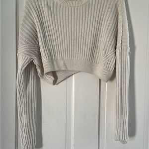 Urban Outfitters Ribbed Cream Sweater